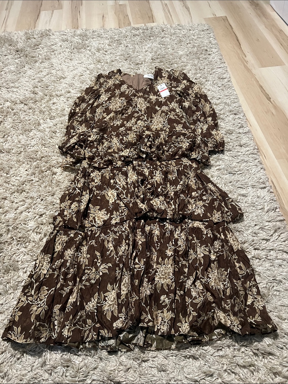 Astr Franchesca Tiered Ruffle Floral Maxi Dress - Picture 7 of 9